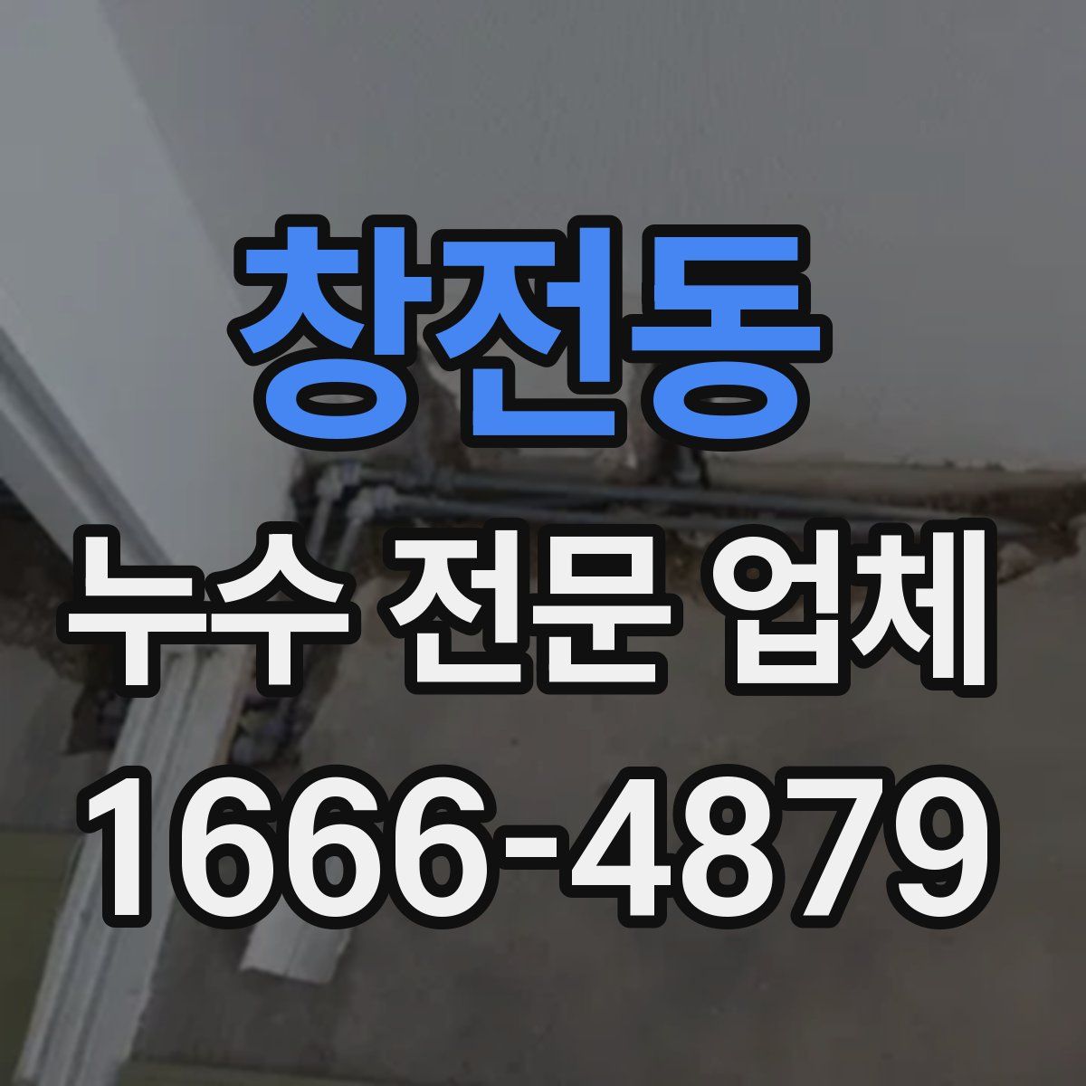 창전동 누수 전문 업체