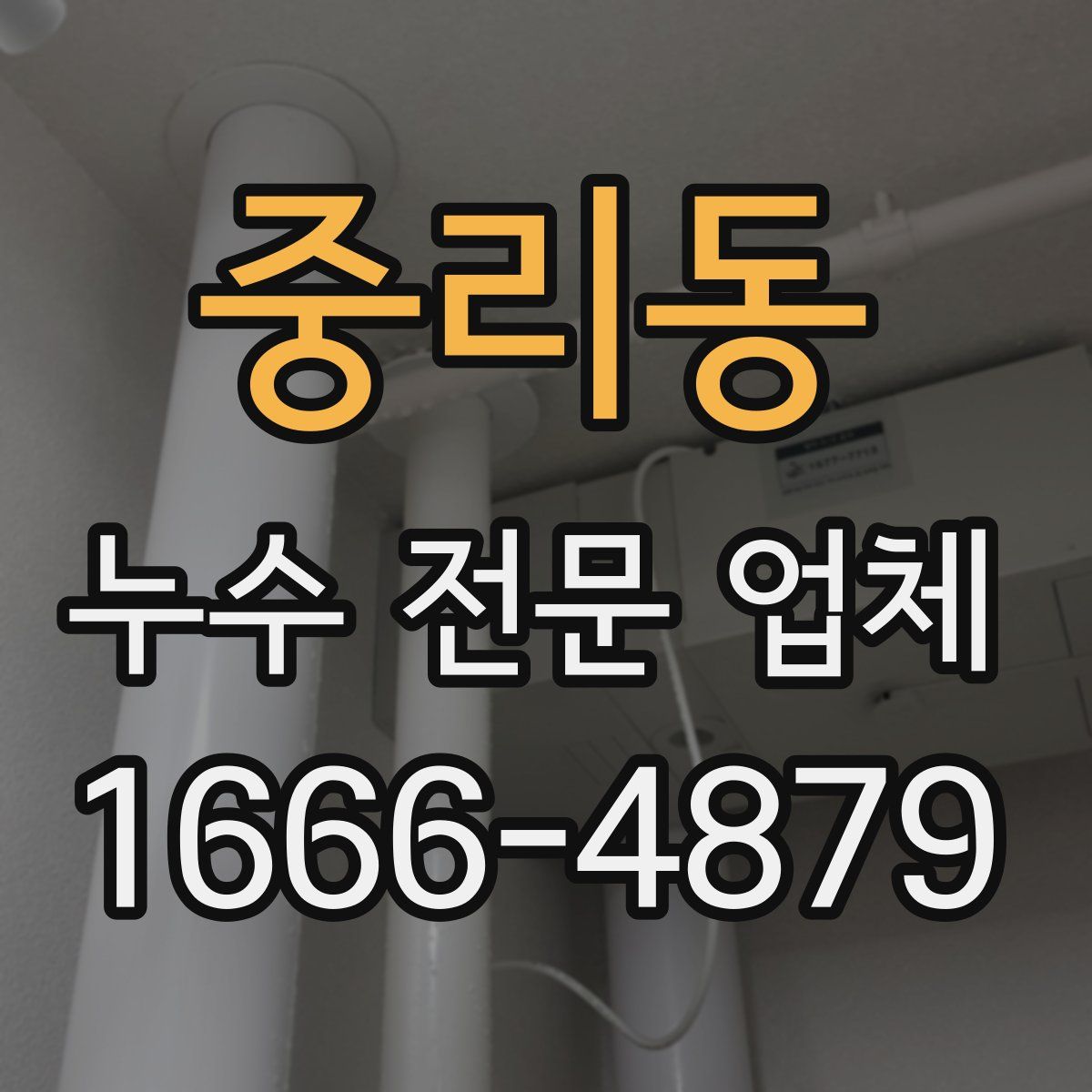 중리동 누수 전문 업체