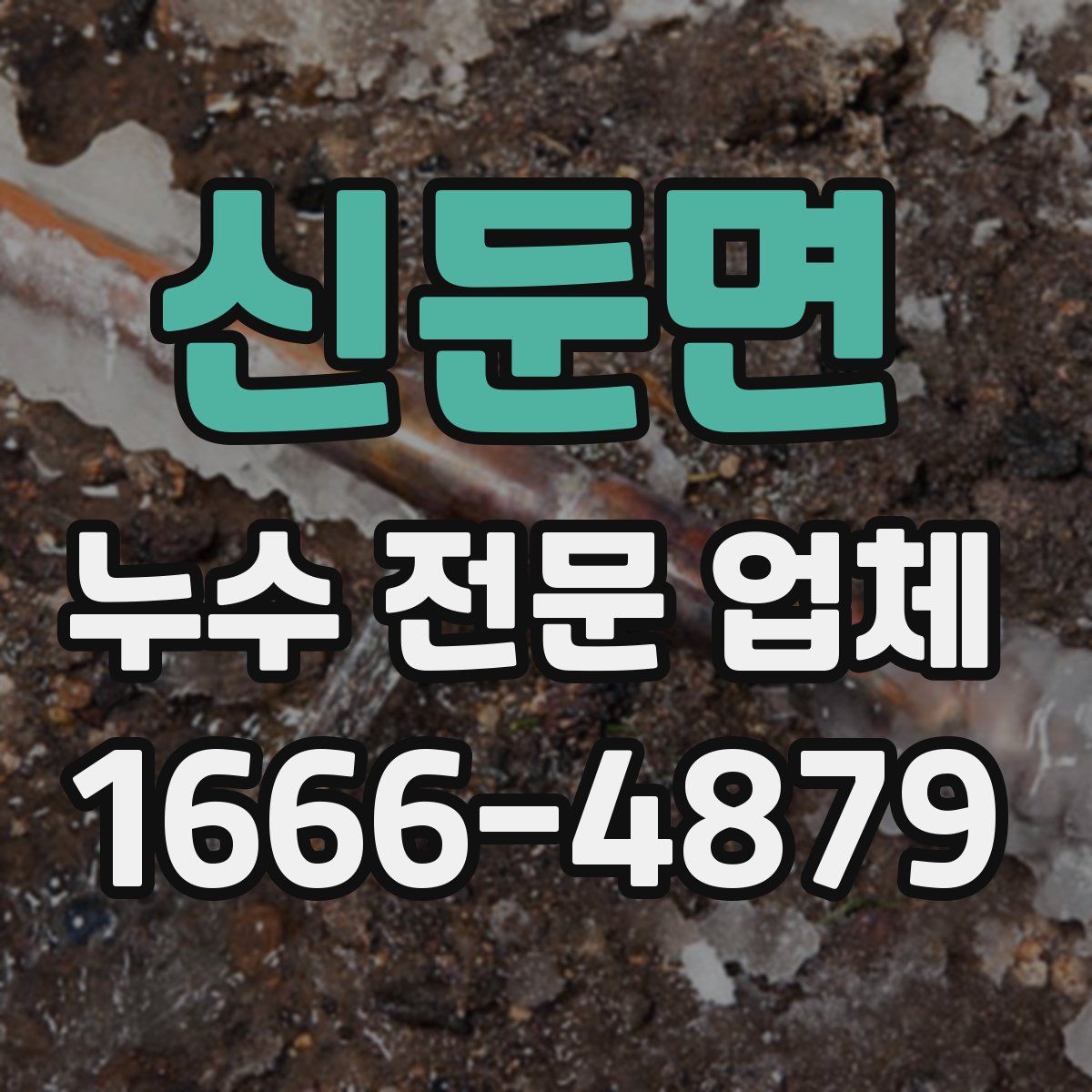 신둔면 누수 전문 업체