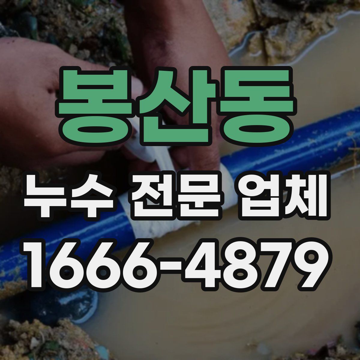 봉산동 누수 전문 업체