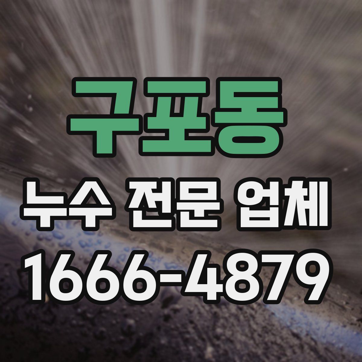 구포동 누수 전문 업체