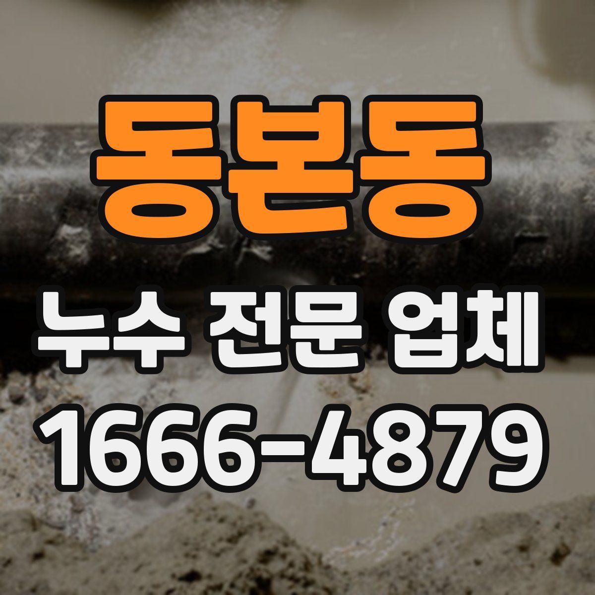 동본동 누수 전문 업체