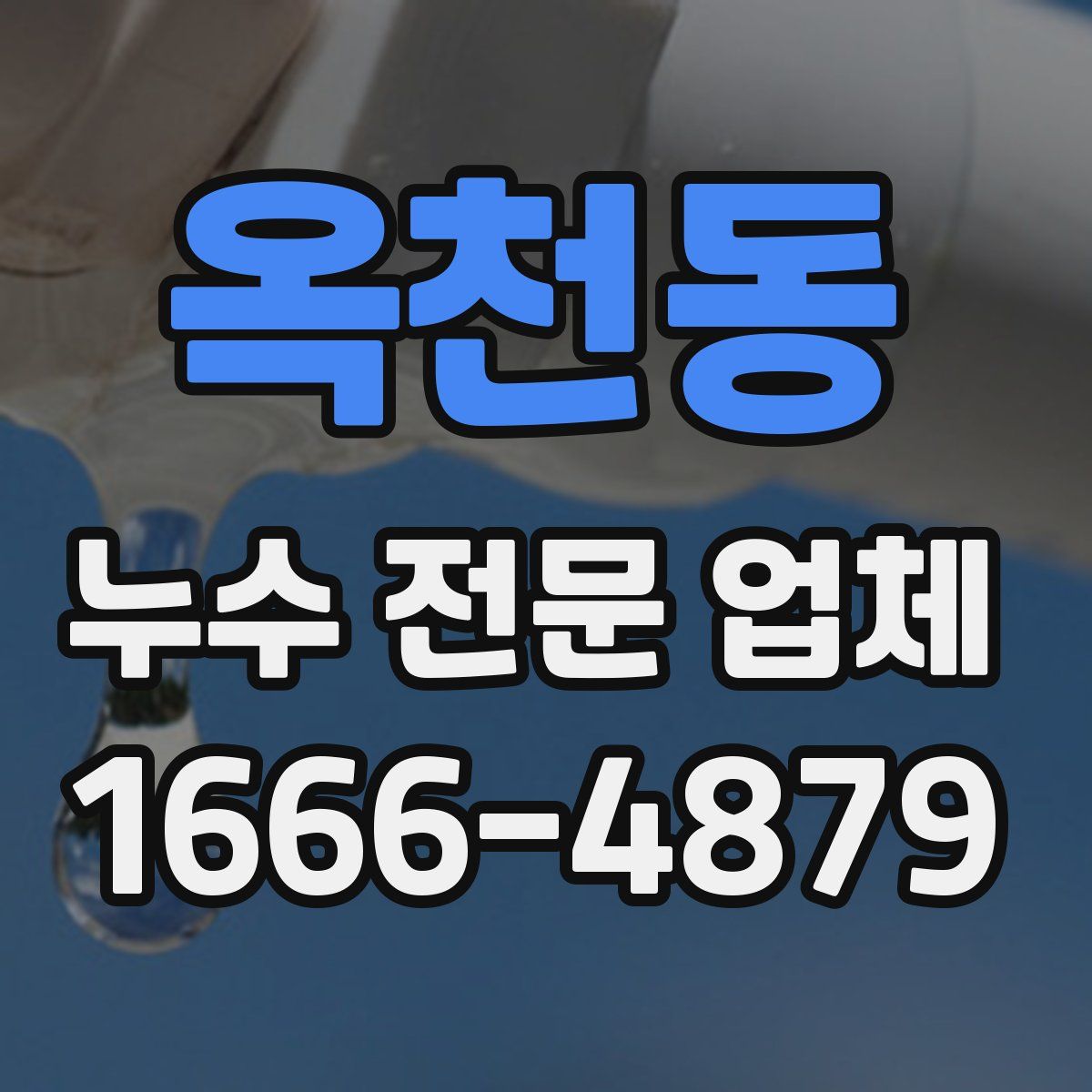 옥천동 누수 전문 업체