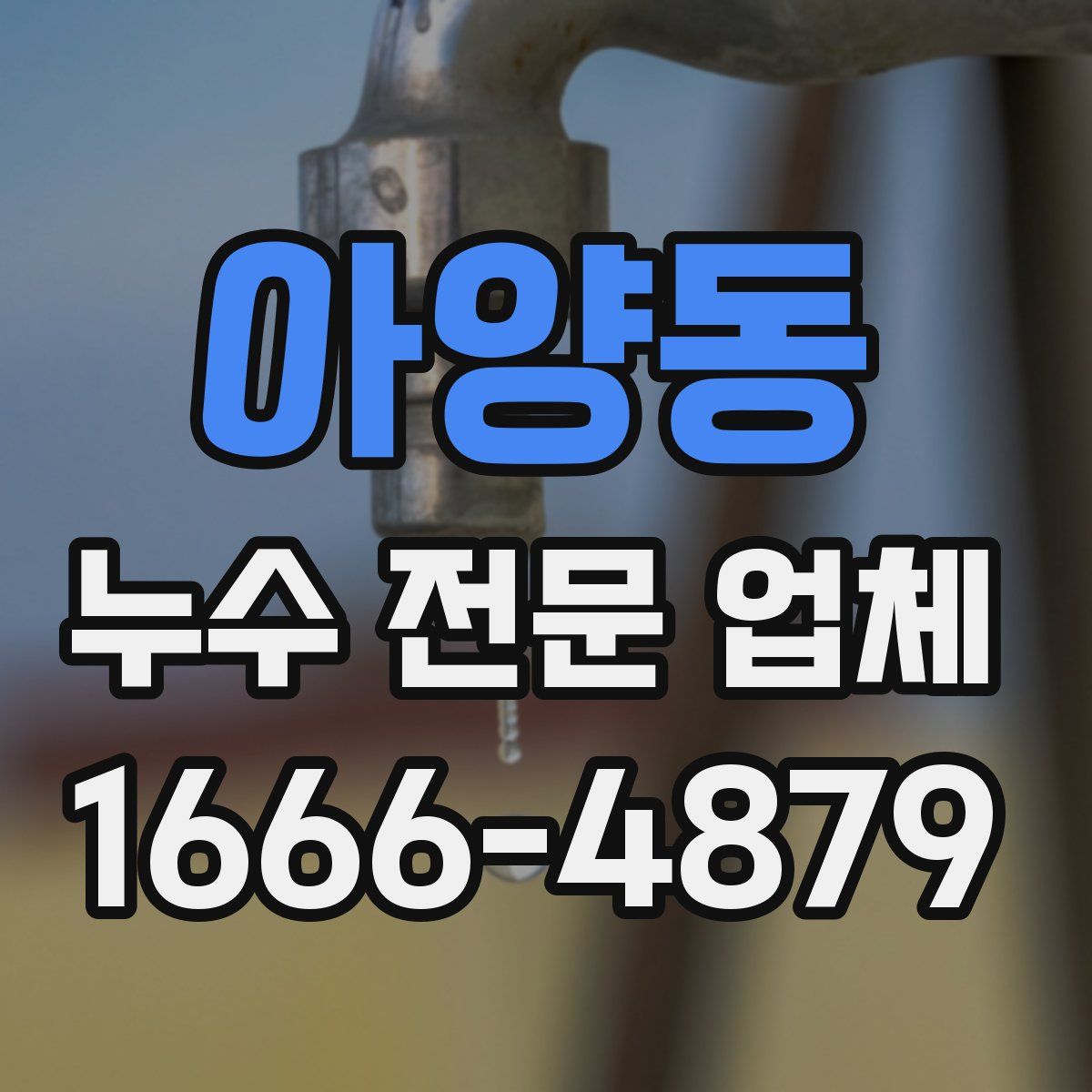 아양동 누수 전문 업체