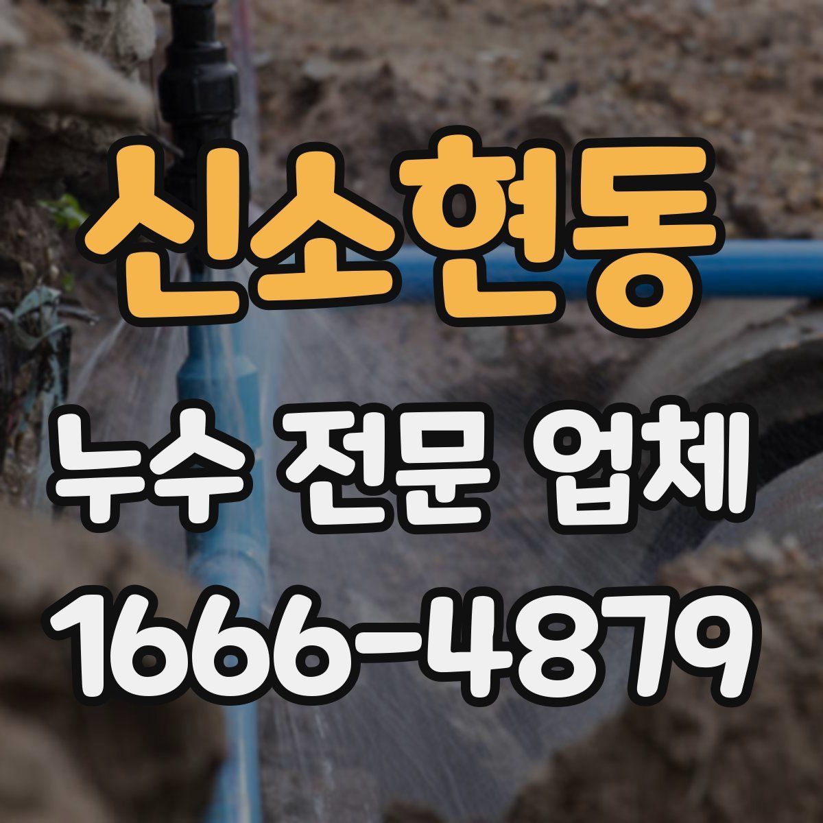 신소현동 누수 전문 업체