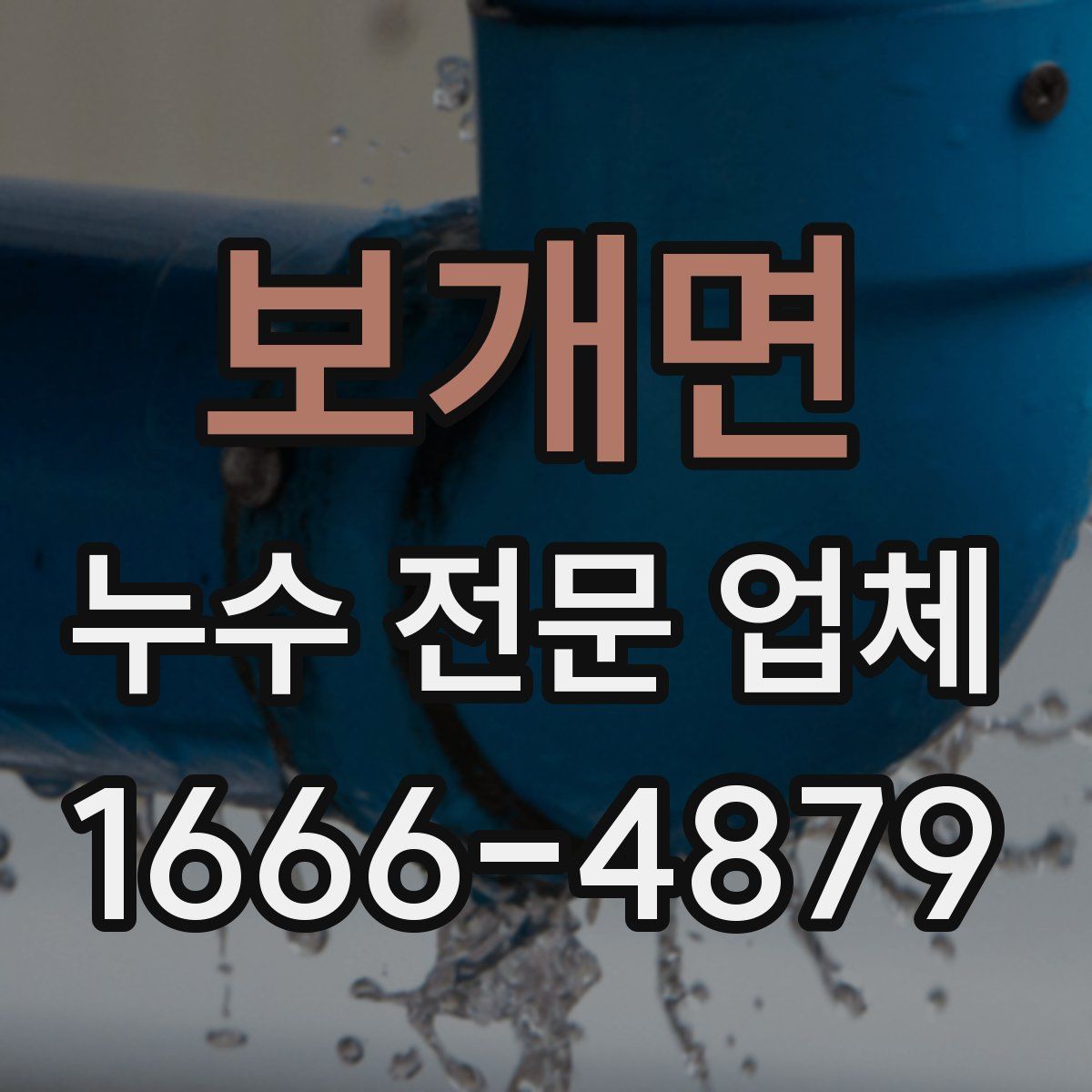 보개면 누수 전문 업체