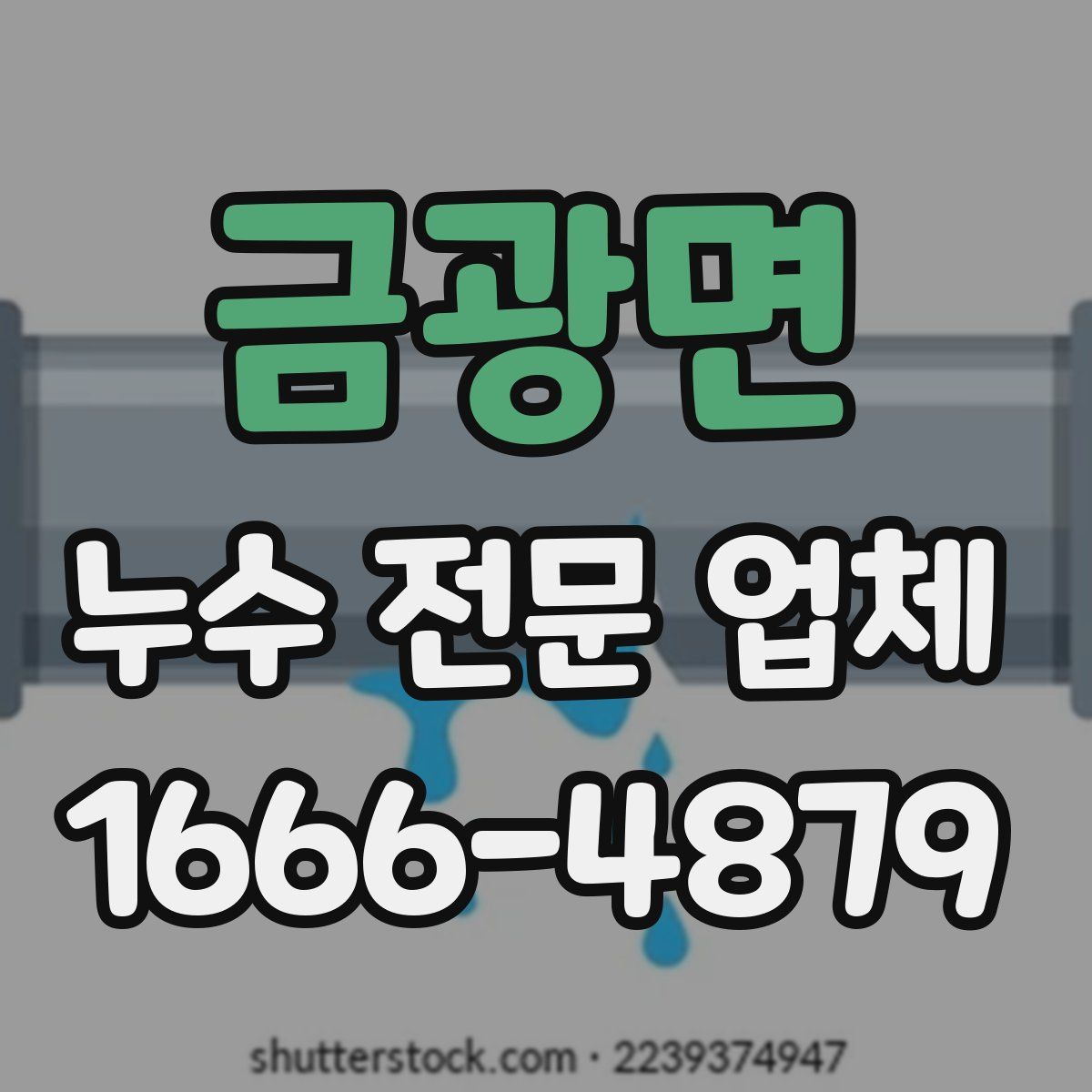 금광면 누수 전문 업체