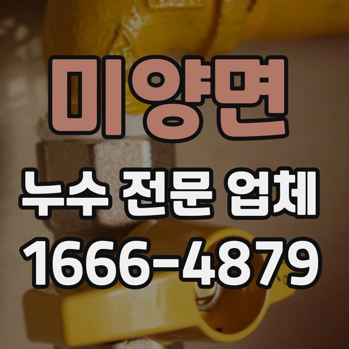 미양면 누수 전문 업체