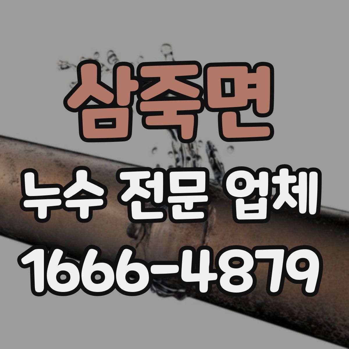 삼죽면 누수 전문 업체