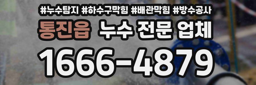 통진읍 누수 전문 업체