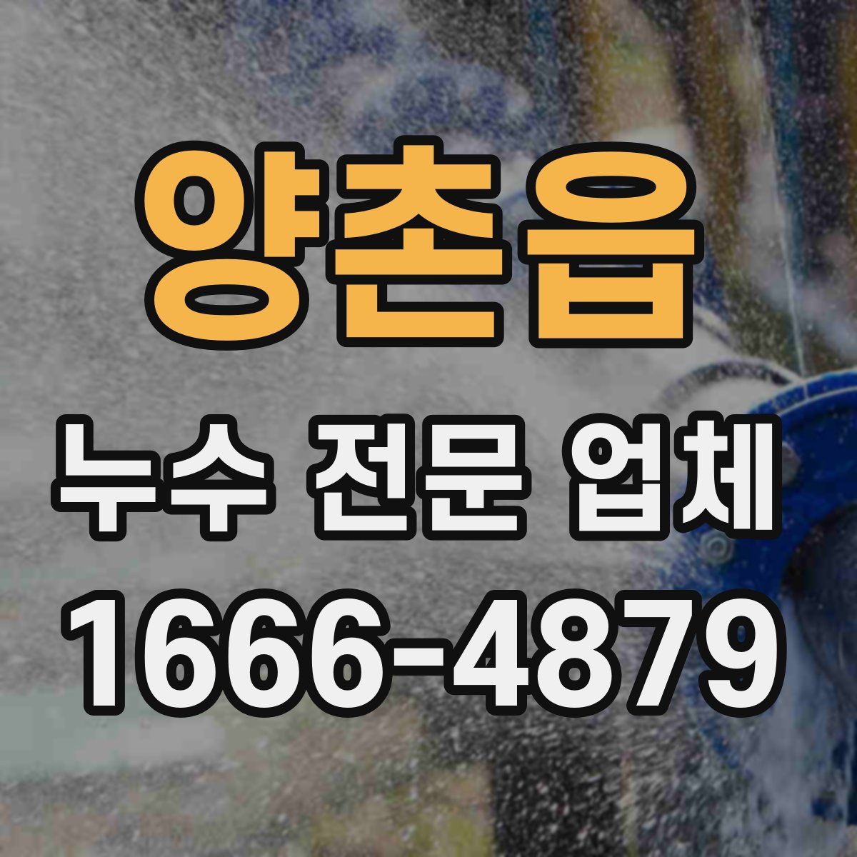 양촌읍 누수 전문 업체