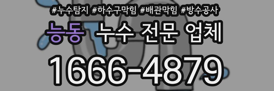 능동 누수 전문 업체