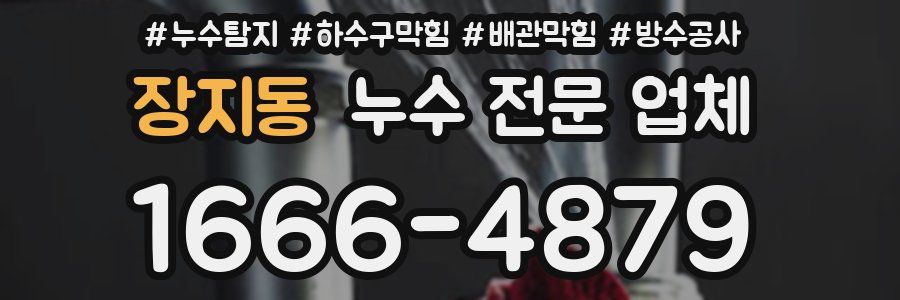 장지동 누수 전문 업체