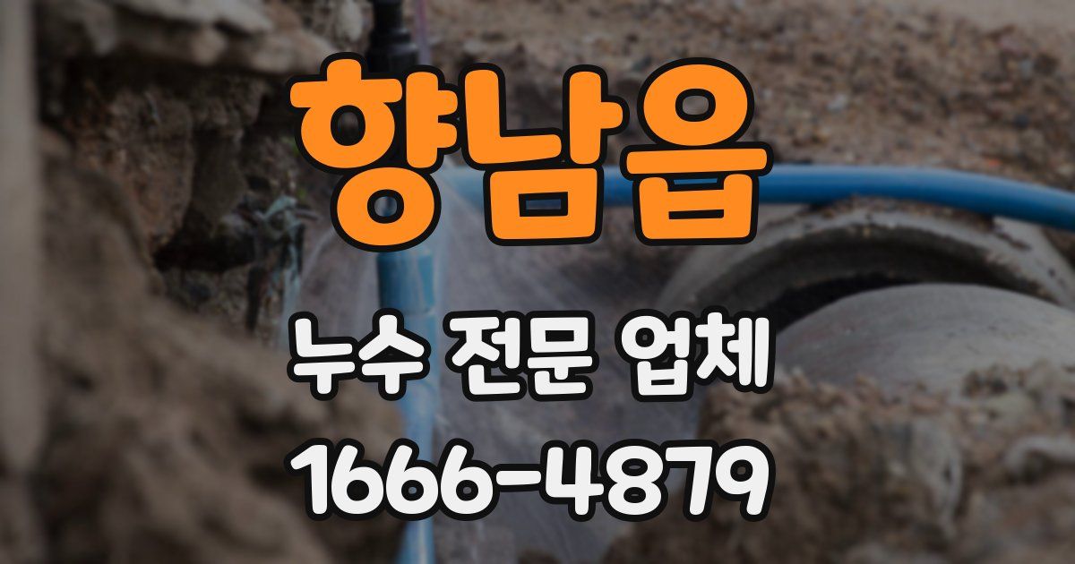 향남읍 누수 전문 업체