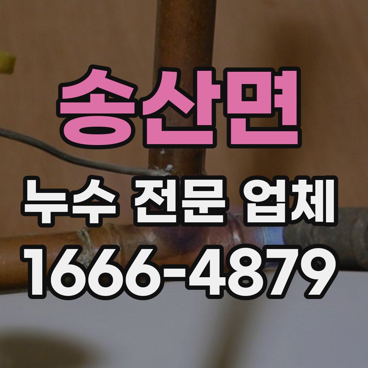 송산면 누수 전문 업체