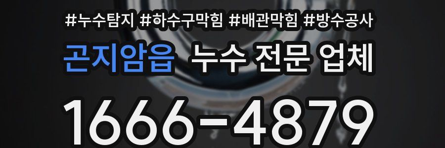 곤지암읍 누수 전문 업체