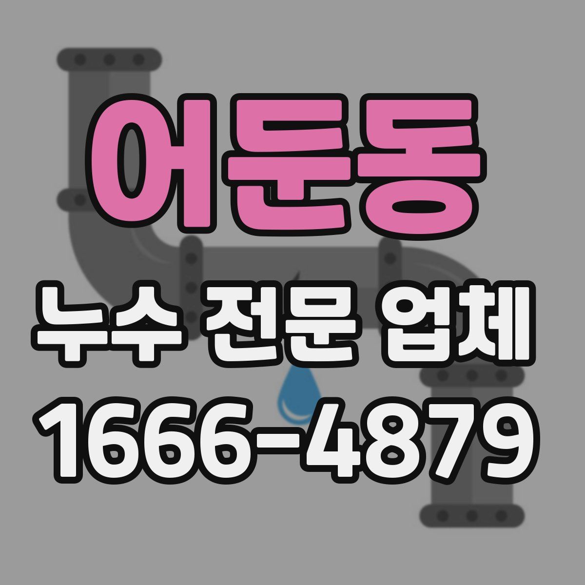 어둔동 누수 전문 업체