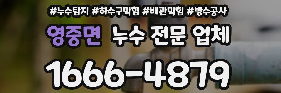 영중면 누수 전문 업체
