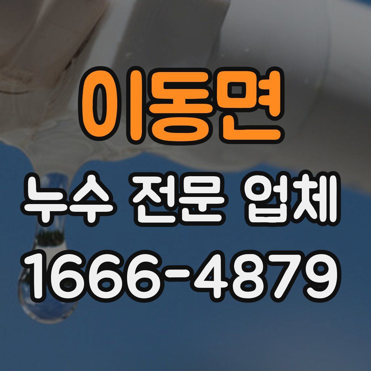이동면 누수 전문 업체