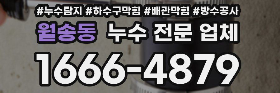 월송동 누수 전문 업체