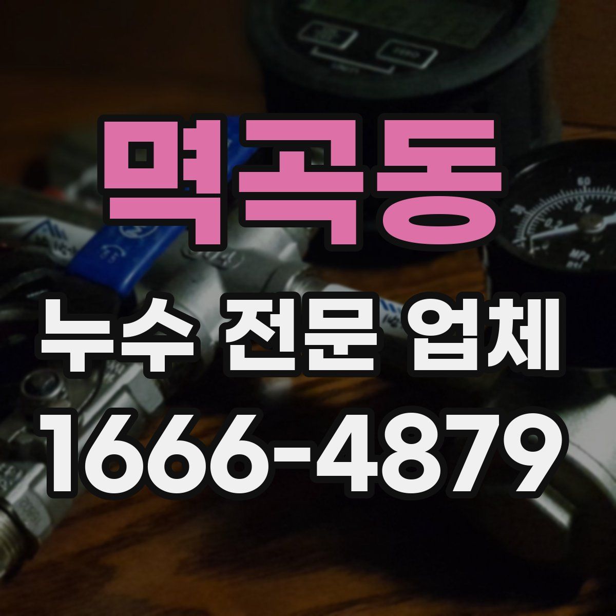 멱곡동 누수 전문 업체