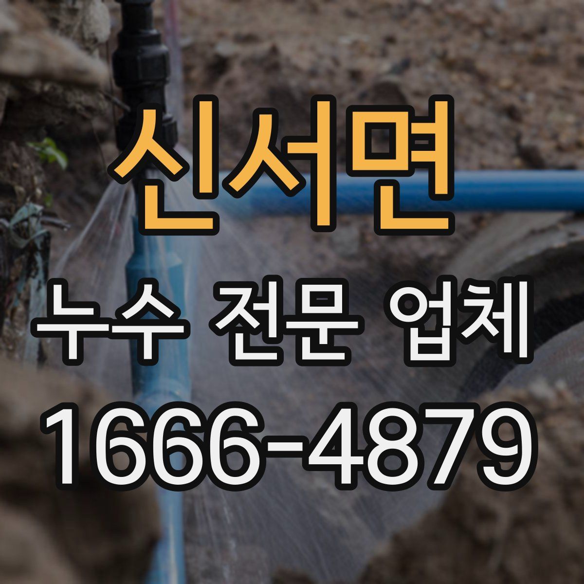 신서면 누수 전문 업체