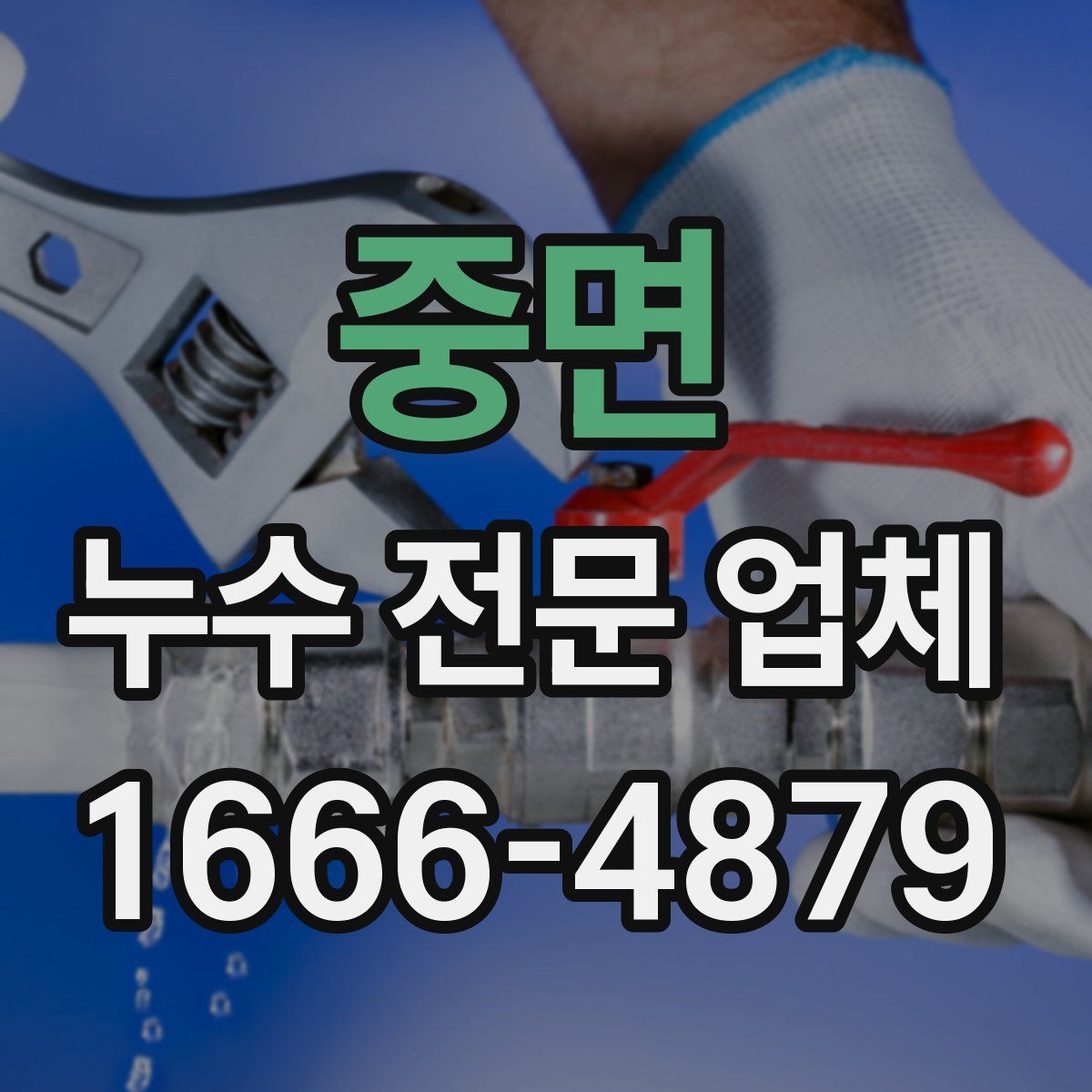 중면 누수 전문 업체