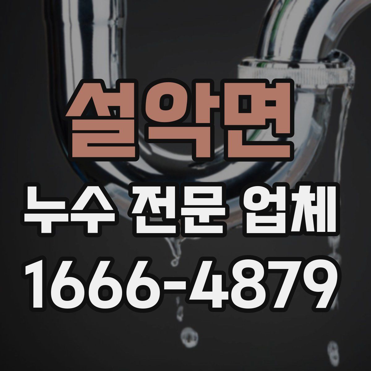 설악면 누수 전문 업체