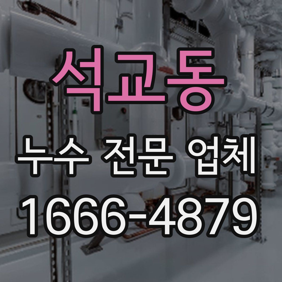 석교동 누수 전문 업체