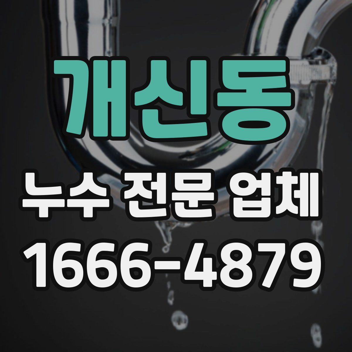 개신동 누수 전문 업체