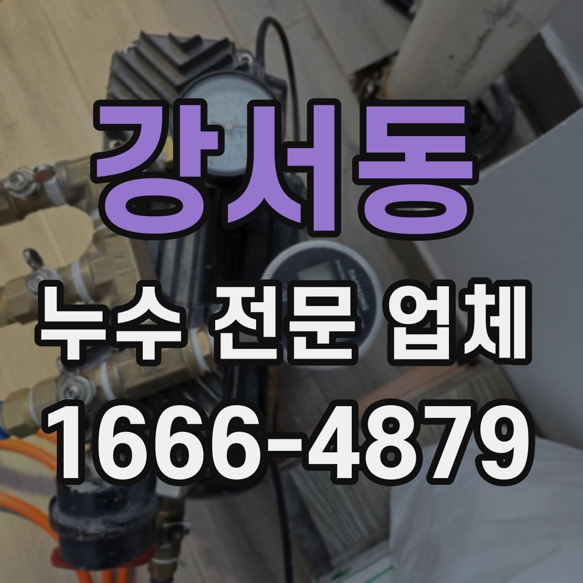 강서동 누수 전문 업체