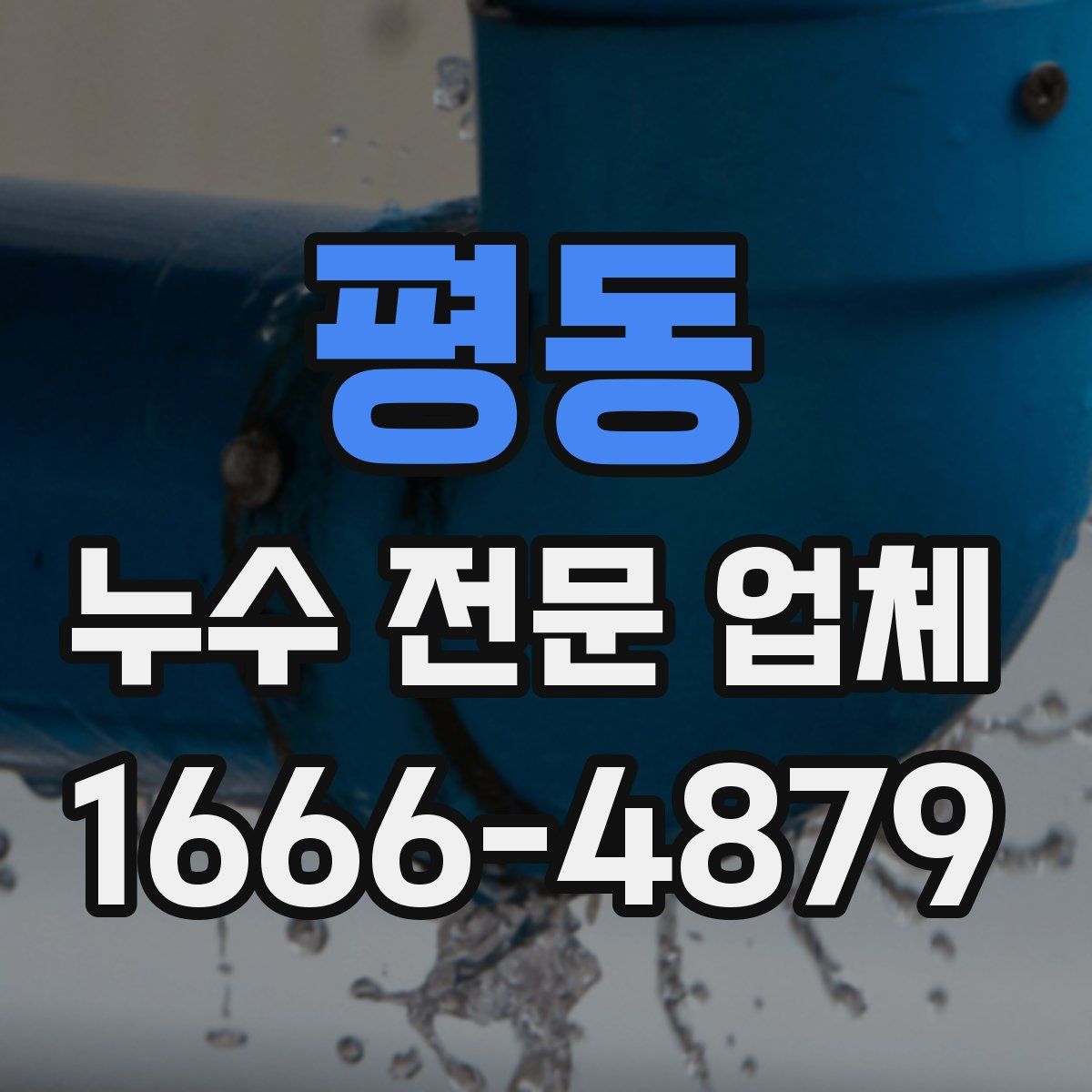 평동 누수 전문 업체