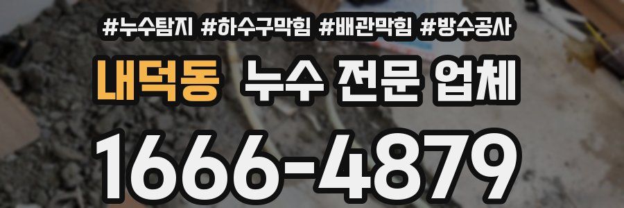 내덕동 누수 전문 업체