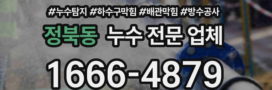 정북동 누수 전문 업체