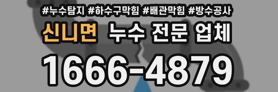 신니면 누수 전문 업체