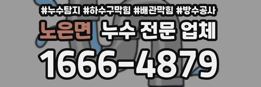 노은면 누수 전문 업체