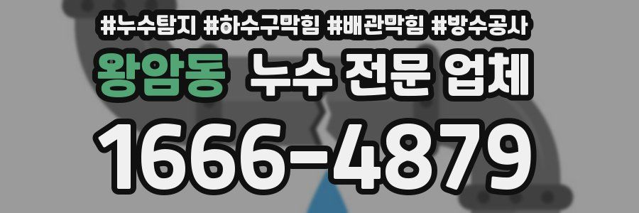 왕암동 누수 전문 업체