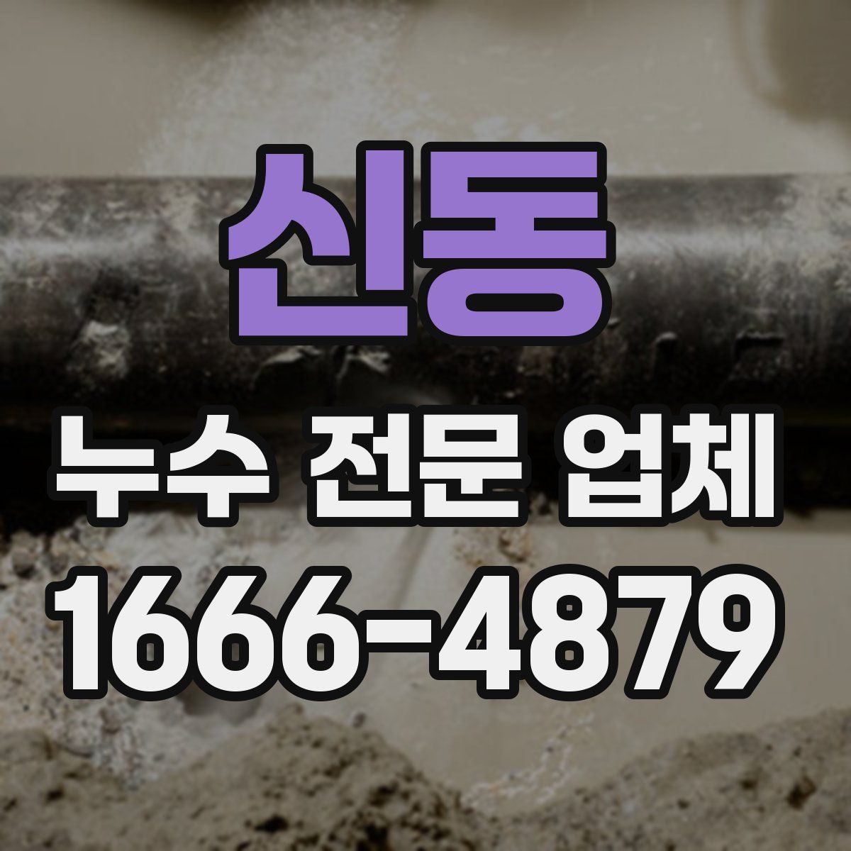 신동 누수 전문 업체