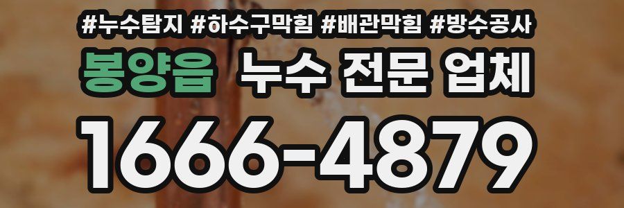 봉양읍 누수 전문 업체