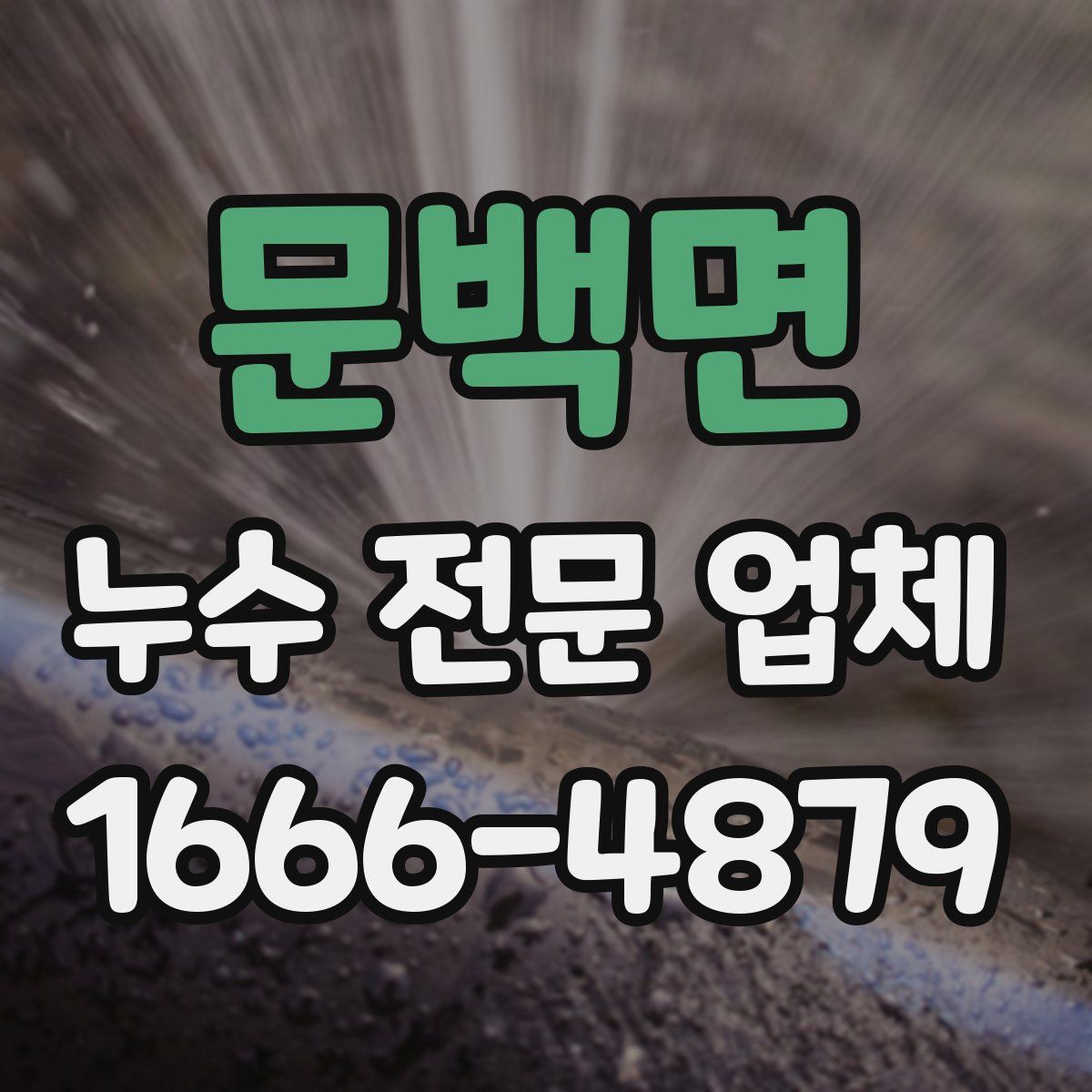 문백면 누수 전문 업체