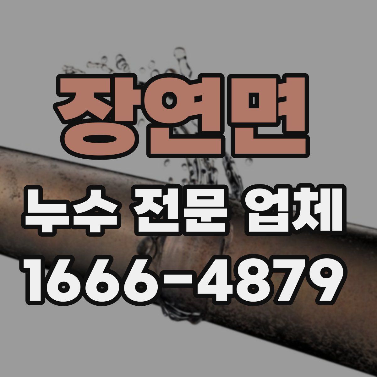 장연면 누수 전문 업체