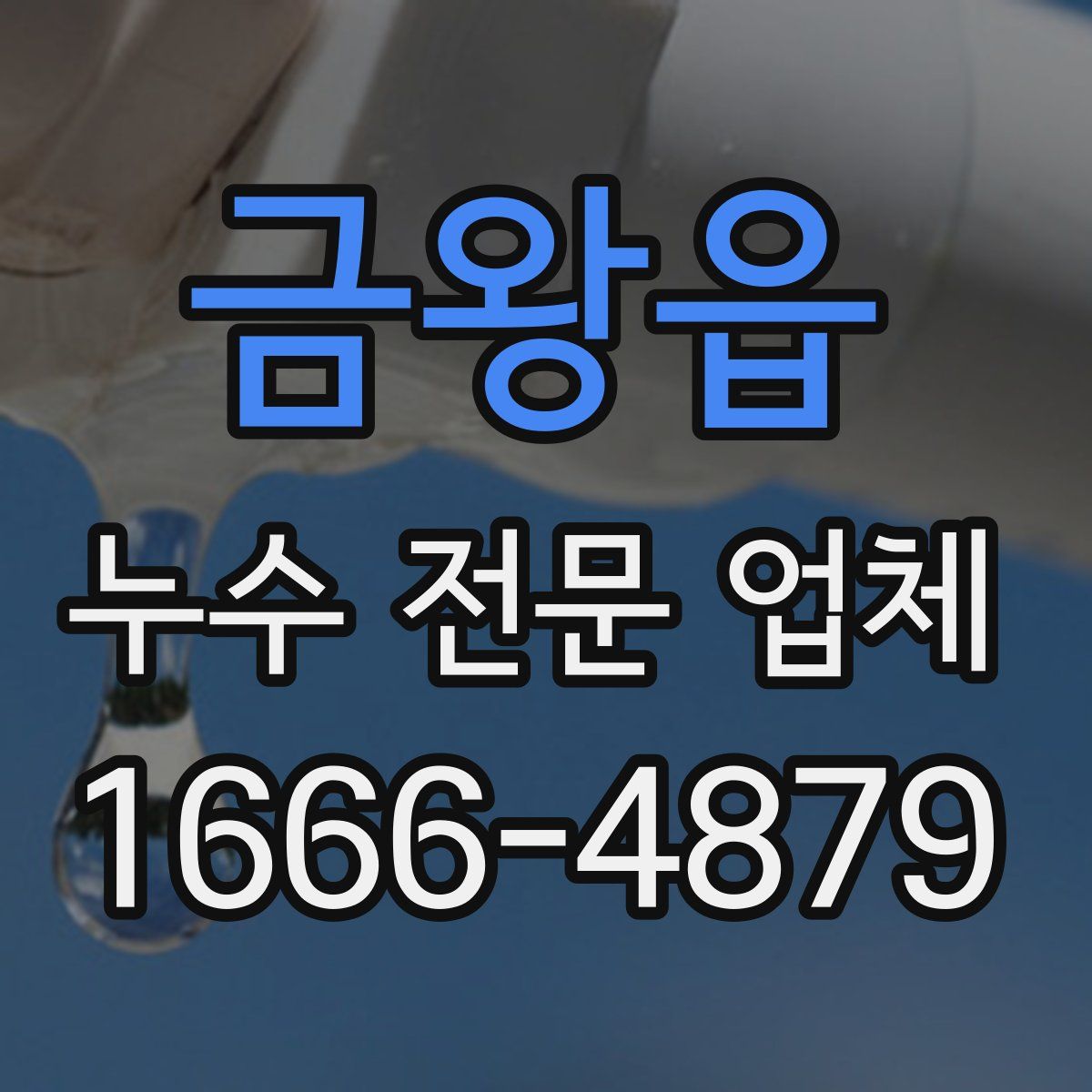 금왕읍 누수 전문 업체