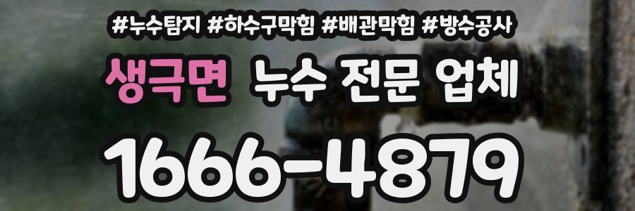 생극면 누수 전문 업체