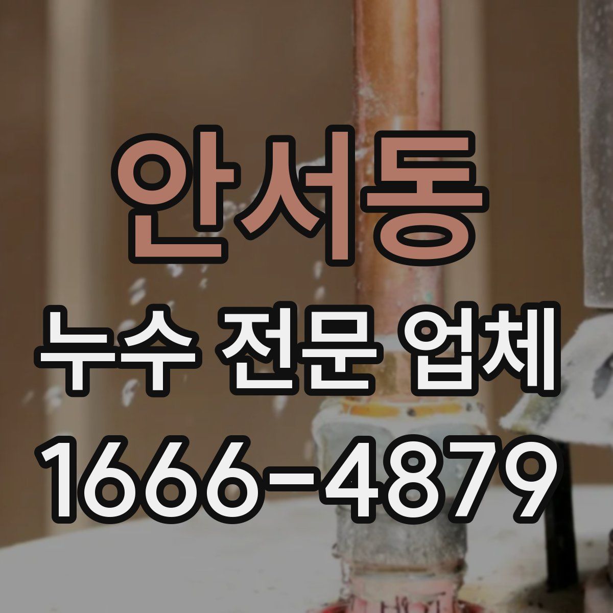안서동 누수 전문 업체