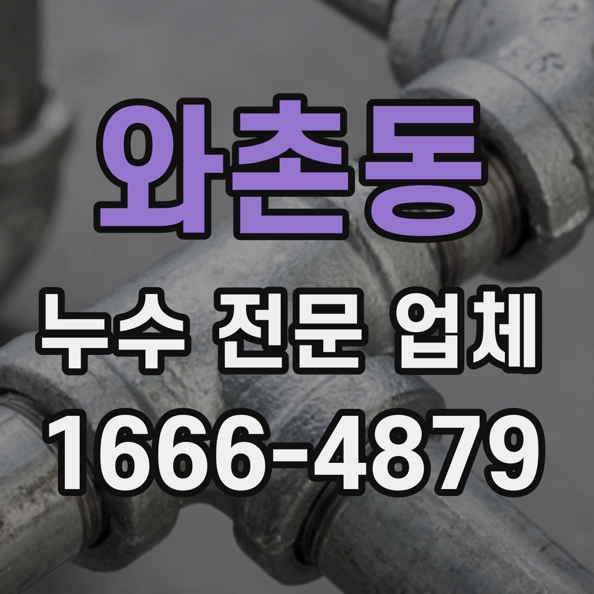 와촌동 누수 전문 업체