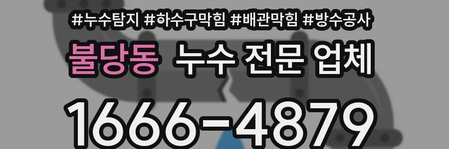 불당동 누수 전문 업체