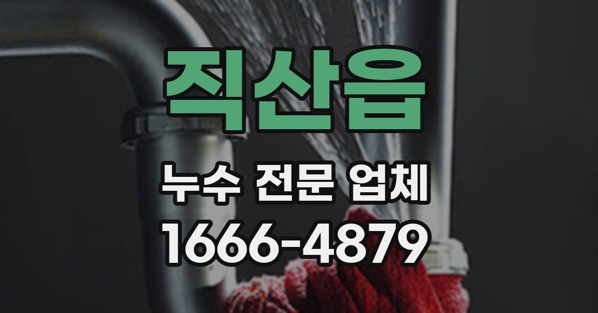 직산읍 누수 전문 업체
