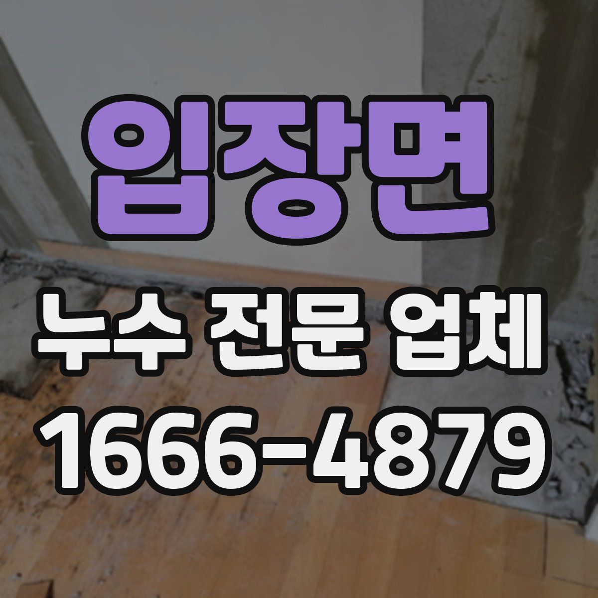 입장면 누수 전문 업체