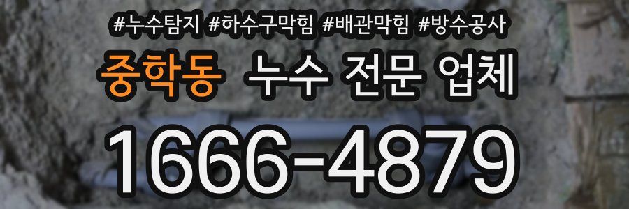 중학동 누수 전문 업체