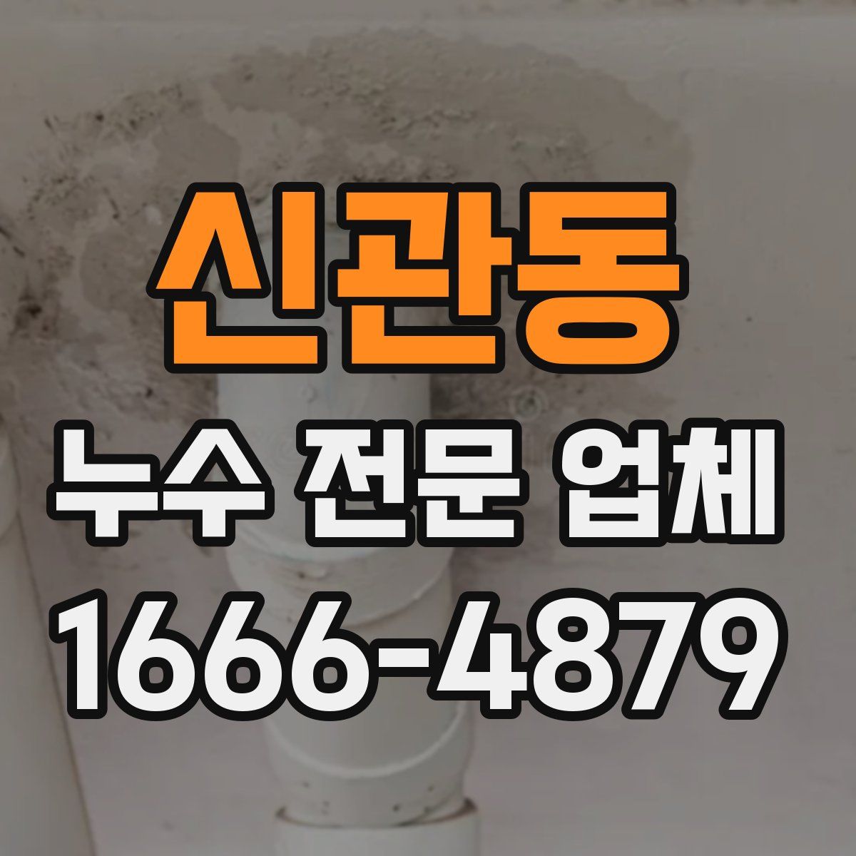 신관동 누수 전문 업체